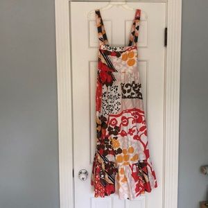 Jcrew. Multi colored dress. Size 12